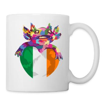 Ireland Flag Vintage Irish Flag Dublin - Mug - white - Right