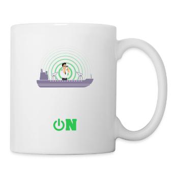 Sonar Mode On Marine Biology Scientist - Tasse - Weiß - Rechts