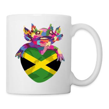 Drapeau jamaïcain Drapeau jamaïcain Jamaïque Vintage - Mug blanc - blanc - Droite