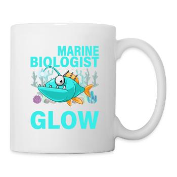 Ce biologiste marin a la lueur spéciale Scienti - Mug blanc - blanc - Droite