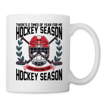 Hockey Season Ice Hockey - Tasse - Weiß - Rechts