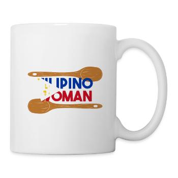 Philippines Filipina Flag Femme Cuillère I Cadeau - Mug blanc - blanc - Droite