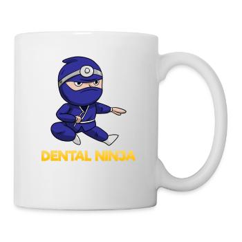 Dentist Dental Assistant Ninja Teeth I Gift - Mug - white - Right