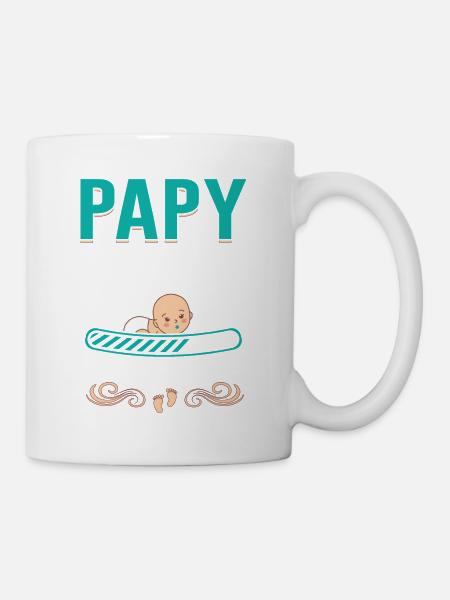 Papy En 2023 Cadeau Naissance Grossesse Humour - Mug blanc - blanc