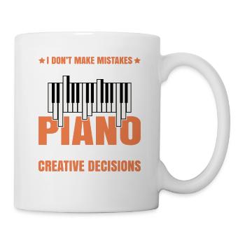 Musique Piano Instrument De Musique Idée Cadeau Dj - Mug blanc - blanc - Droite