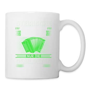 Steirische Harmonika Ist Wie Latein, Lustiges - Tasse - Weiß - Rechts