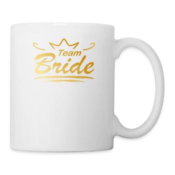 Team Bride Gold - Tasse - Weiß - Rechts