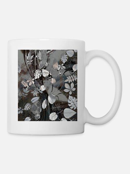 Fantasy Secret Garden - Tasse - Weiß