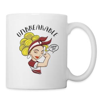 Latvian Girl Unbreakable I Latvian Heritage I - Mug - white - Right