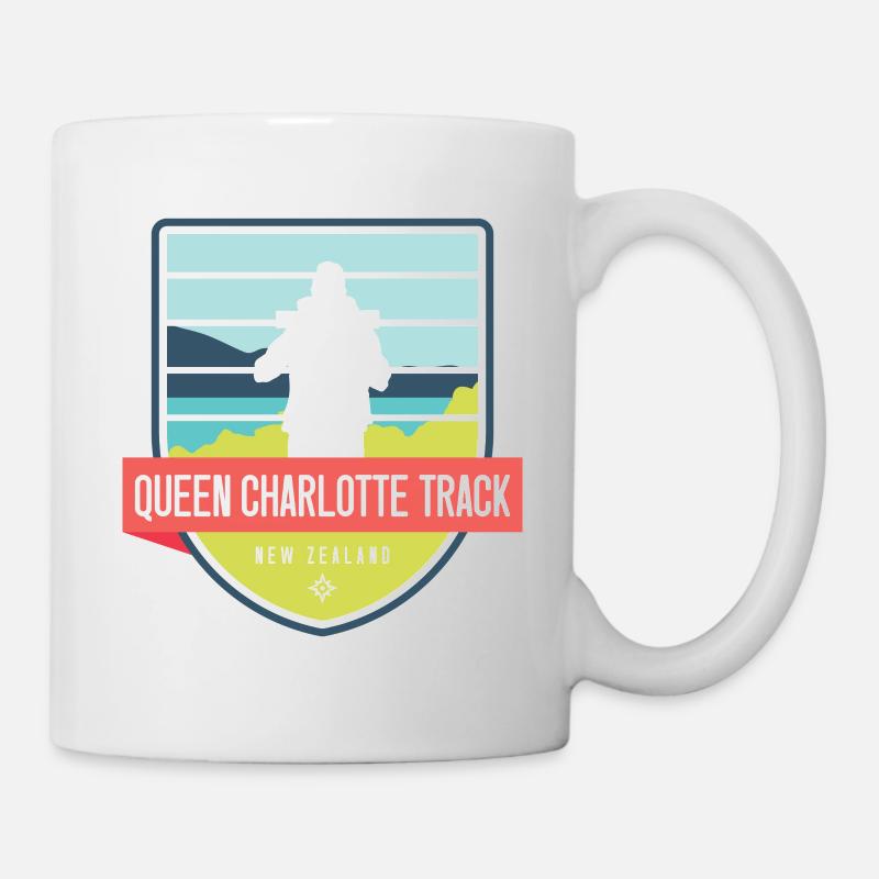Queen Charlotte Wanderweg - Neuseeland - Tasse - Weiß