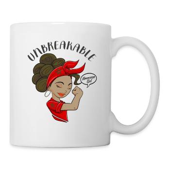 Moroccan Girl Unbreakable I Moroccan Heritage I - Mug - white - Right