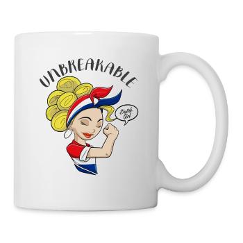 Dutch Girl Unbreakable I Dutch Heritage I - Tasse - Weiß - Rechts