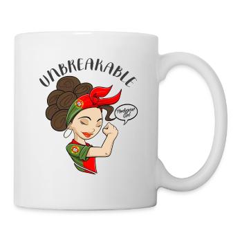 Portugese Girl Unbreakable Portugese Heritage - Mug - white - Right