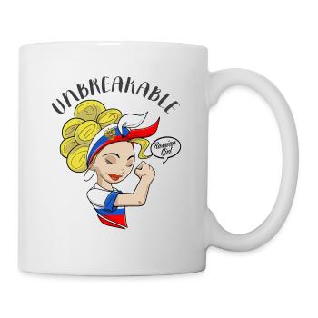 Russian Girl Unbreakable I Russian Heritage I - Tasse - Weiß - Rechts