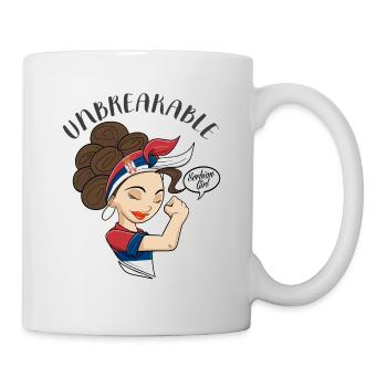 Fille serbe incassable I Héritage serbe I - Mug blanc - blanc - Droite