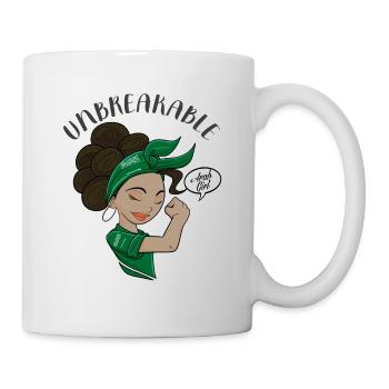 Arab Girl Unbreakable I Arab Heritage I Saudi - Tasse - Weiß - Rechts