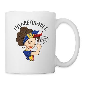 Romanian Girl Unbreakable I Romanian Heritage I - Mug - white - Right