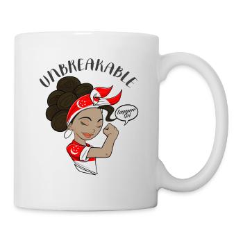 Singapore Girl Unbreakable Singapour Héritage - Mug blanc - blanc - Droite