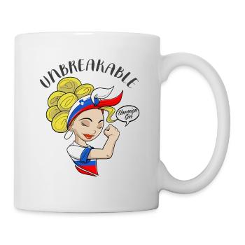 Fille slovène Incassable Héritage slovène - Mug blanc - blanc - Droite