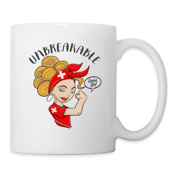 Fille suisse incassable I Héritage suisse I - Mug blanc - blanc - Droite