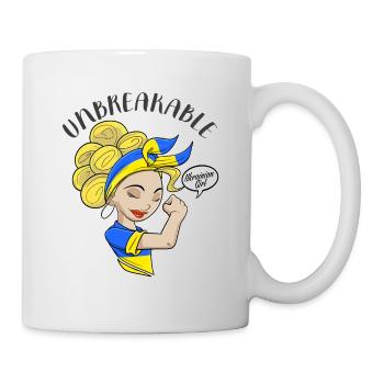 Fille ukrainienne incassable I Héritage ukrainien - Mug blanc - blanc - Droite