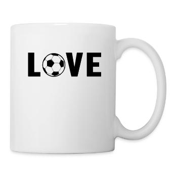 Love Fußball Goal Keeper Futbol Trainer Soccer - Mug - white - Right