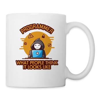 Programmer Looks Like Engineer Full Stack - Mug - white - Right