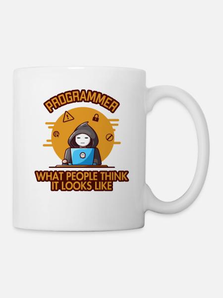 Programmer Looks Like Softwareentwickler Coder - Tasse - Weiß
