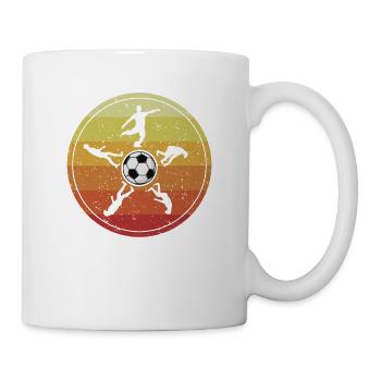 Soccer Evolution Goal Keeper Futbol Fußball - Mug - white - Right