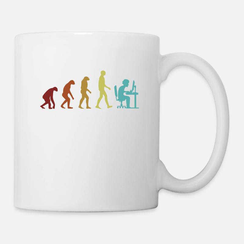 Programmeur Evolution Ingénieur logiciel Codeur - Mug blanc - blanc