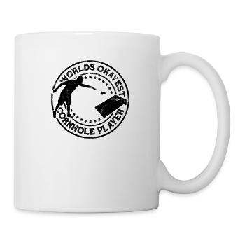 Le meilleur joueur de cornhole au monde - Board Hole Bean - Mug blanc - blanc - Droite