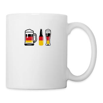 Bière allemande - Mug blanc - blanc - Droite