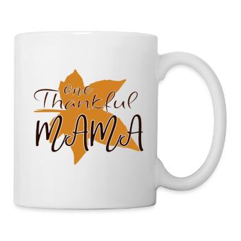 One Thankful Mama Thanksgiving - Mug - white - Right