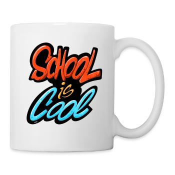 School is cool - Mug - white - Right