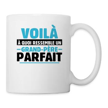 Grand-père Parfait Cadeau Fête Des Pères Papy Papi - Mug blanc - blanc - Droite