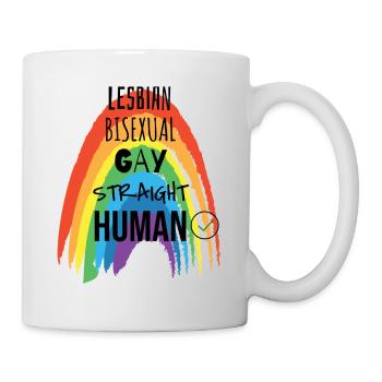 WE ARE ALL HUMANS - Mug - white - Right