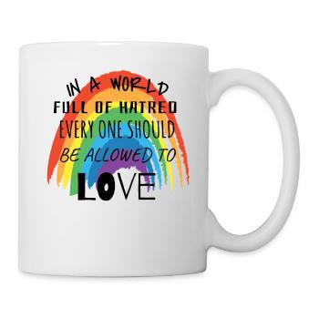 World Everyone should be allowed to love - Mug - white - Right