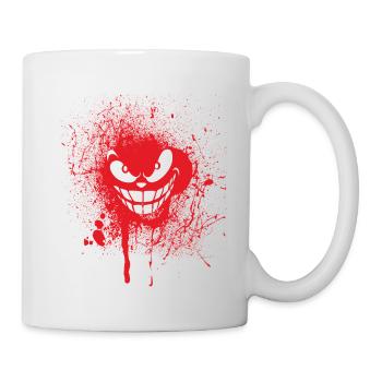 Joker Blood Design - Mug blanc - blanc - Droite