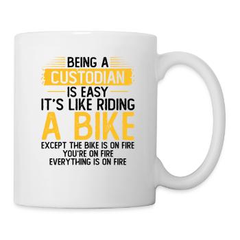 Être un gardien - Mug blanc - blanc - Droite