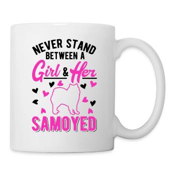 Samoyed Girl Chien de traîneau - Mug blanc - blanc - Droite