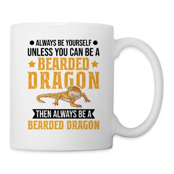 Bartagame Bearded Dragon - Tasse - Weiß - Rechts