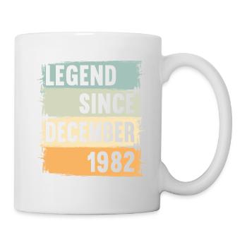 Né en décembre 1982 40 ans 40s 40e anniversaire - Mug blanc - blanc - Droite