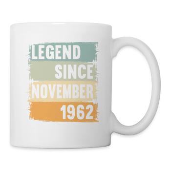 Born November 1962 60 years 60s 60th birthday - Mug - white - Right