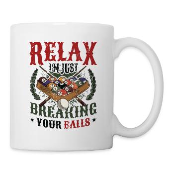 Billiards Pool Players - Mug - white - Right