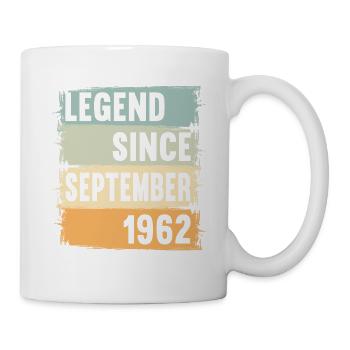 Born September 1962 60 years 60s 60th birthday - Mug - white - Right