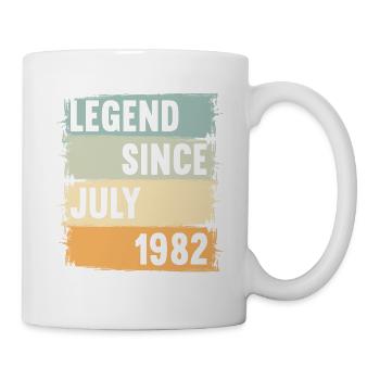 Né en juillet 1982 40 ans 40s 40e anniversaire - Mug blanc - blanc - Droite