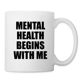 La santé mentale commence avec moi - Mug blanc - blanc - Droite