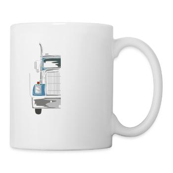 TRUCKER: Big Boys Like Big Toys - Tasse - Weiß - Rechts