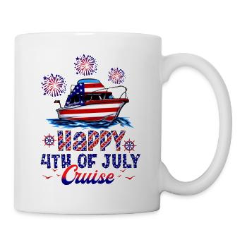 Happy 4th of July Cruise - Mug - white - Right