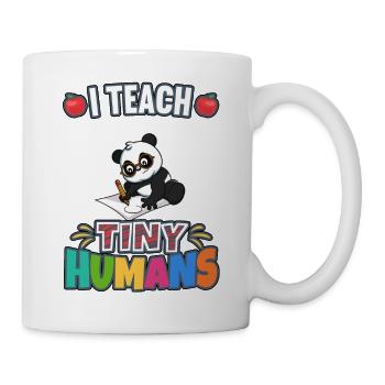 I Teach Tiny Humans Elementary School Teacher - Mug - white - Right